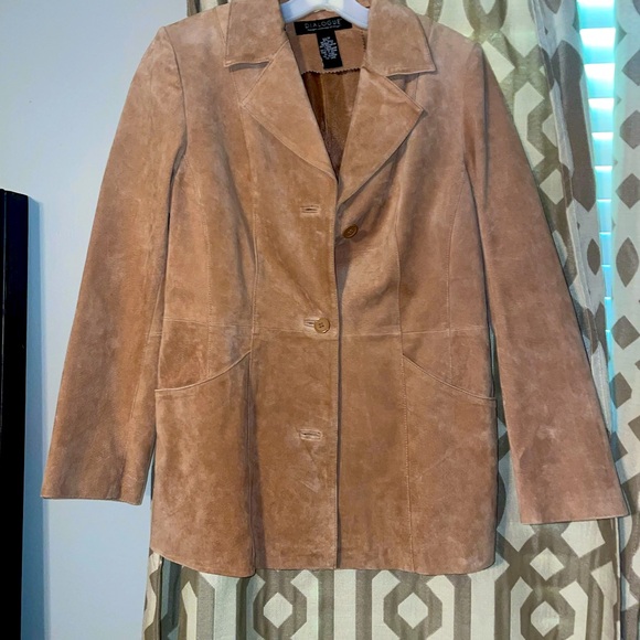 tan suede jacket - Picture 2 of 2
